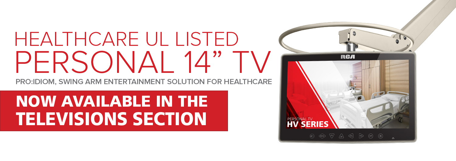 Healthcare UL Listed 14″ Personal TV